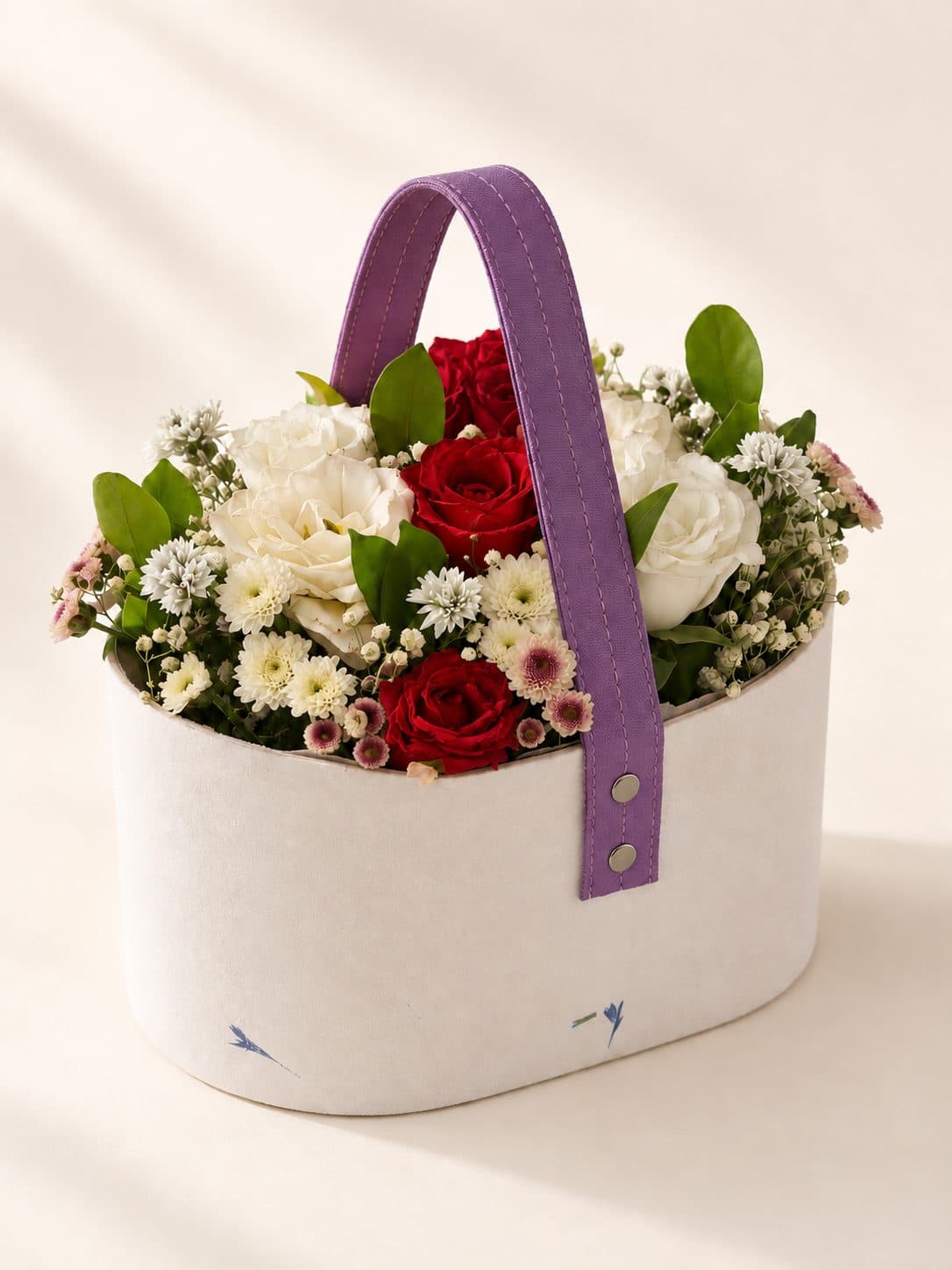 The Petal Tote — Winter Rose